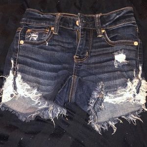 American Eagle denim shorts size 00